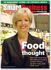 October 2007 Smart Business Cover Photo of Judy Spires, President of Acme Markets.