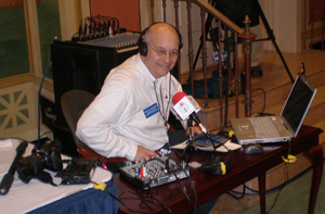 Steve Lubetkin podcasting at Leadership New Jersey 2009