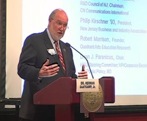 Dr. Herman Saatkamp, president of Richard Stockton State College of New Jersey