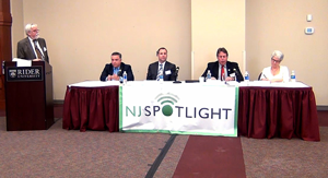 NJSpotlight Clean Fuels Panel gets underway at Rider University November 15, 2013.