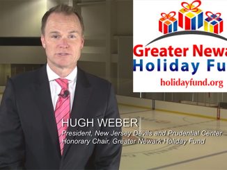 The Greater Newark Holiday Fund's 2015 public service announcement features a message from honorary chair Hugh Weber, president of the New Jersey Devils. It's the second year The Lubetkin Media Companies have produced the PSA, seen by thousands of hockey fans during the holiday season games at the Prudential Center.