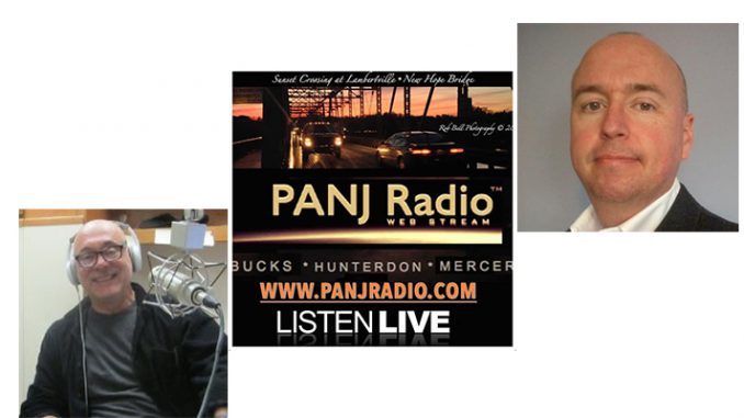 Steve appeared on the August 29, 2017 episode of "In the Green Room," on PANJRadio.com, with hosts Vinny Verderosa, left, and Rodney Warner