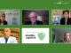 Screen capture from May 13, 2020 virtual roundtable on medical ethics during COVID-19, featuring panelists (clockwise from upper left): Moderator Lilo Stainton, health care reporter for NJ Spotlight; Hon. Paul W. Armstrong, J.S.C., M.A., J.D., LL.M.,(Ret), Senior Policy Fellow and Judge-in-Residence, Edward J. Bloustein School of Planning and Public Policy, Rutgers University; Nancy Berlinger, PhD, Research Scholar, The Hastings Center; Elizabeth Litten, Esq., Chief Privacy & HIPAA Compliance Officer, Fox Rothschild; and Dr. Adam Jarrett, MS, FACHE, Executive Vice President and Chief Medical Officer, Holy Name Medical Center